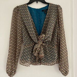 Forever 21 Geometric Blouse!